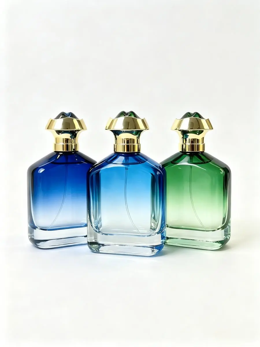 Glass bottle — colour gradient
